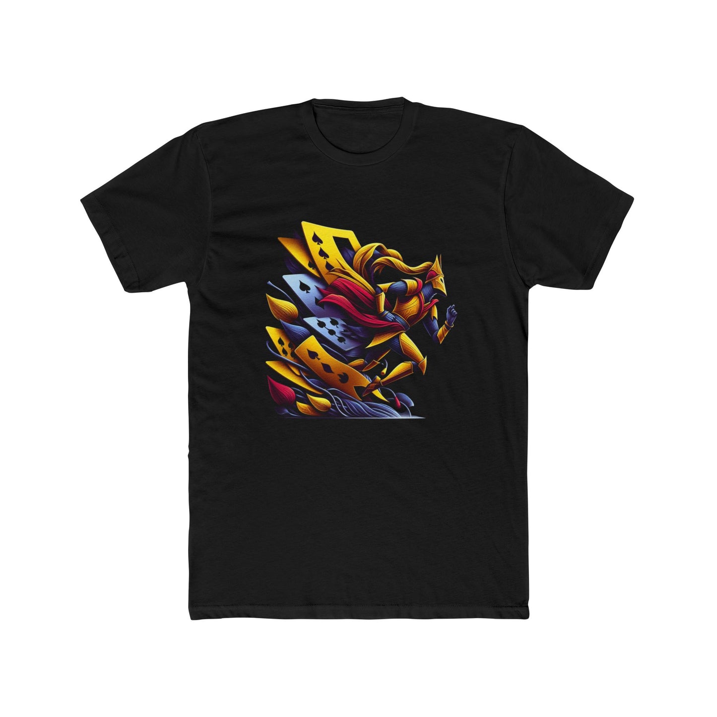 Dynamic Hero Unisex Cotton Crew Tee - Bold Graphic Tee for Gaming Fans