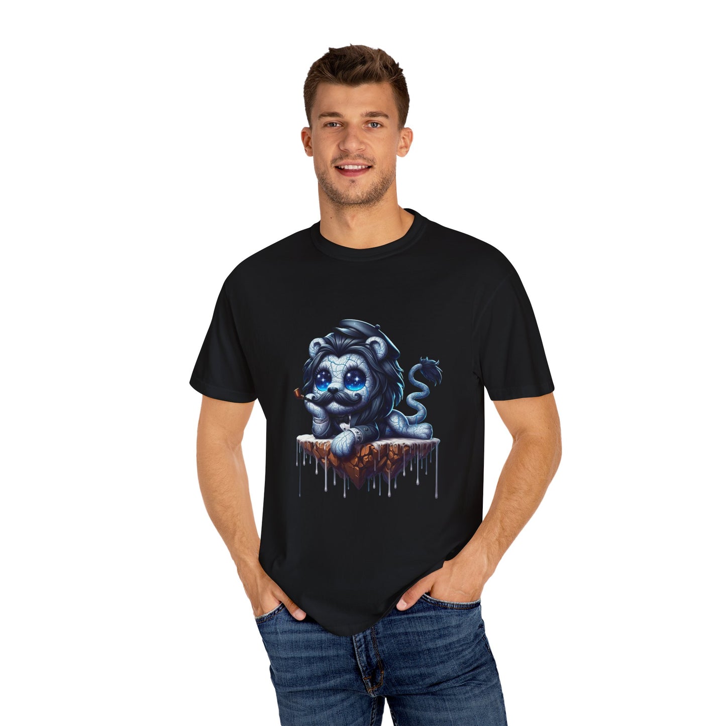 Cute Lion Graphic Unisex T-Shirt, Funny Animal Tee, Gift for Animal Lovers, Casual Wear, Birthday Gift, Trendy Tshirt
