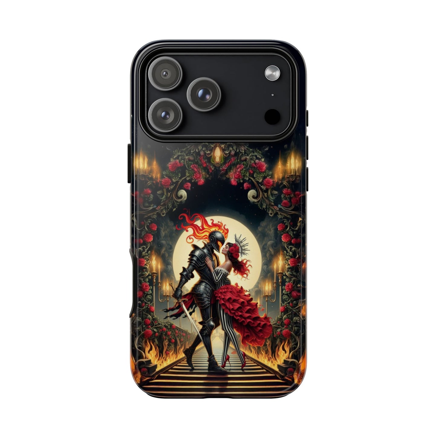 Tough Cases: Warrior Romance Phone Case, Unique Gift for Her, Gothic Style Case, Protection for iPhone, Custom Phone Cover