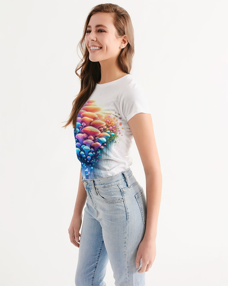 Enchanted Mushroom Falls Women's Tee