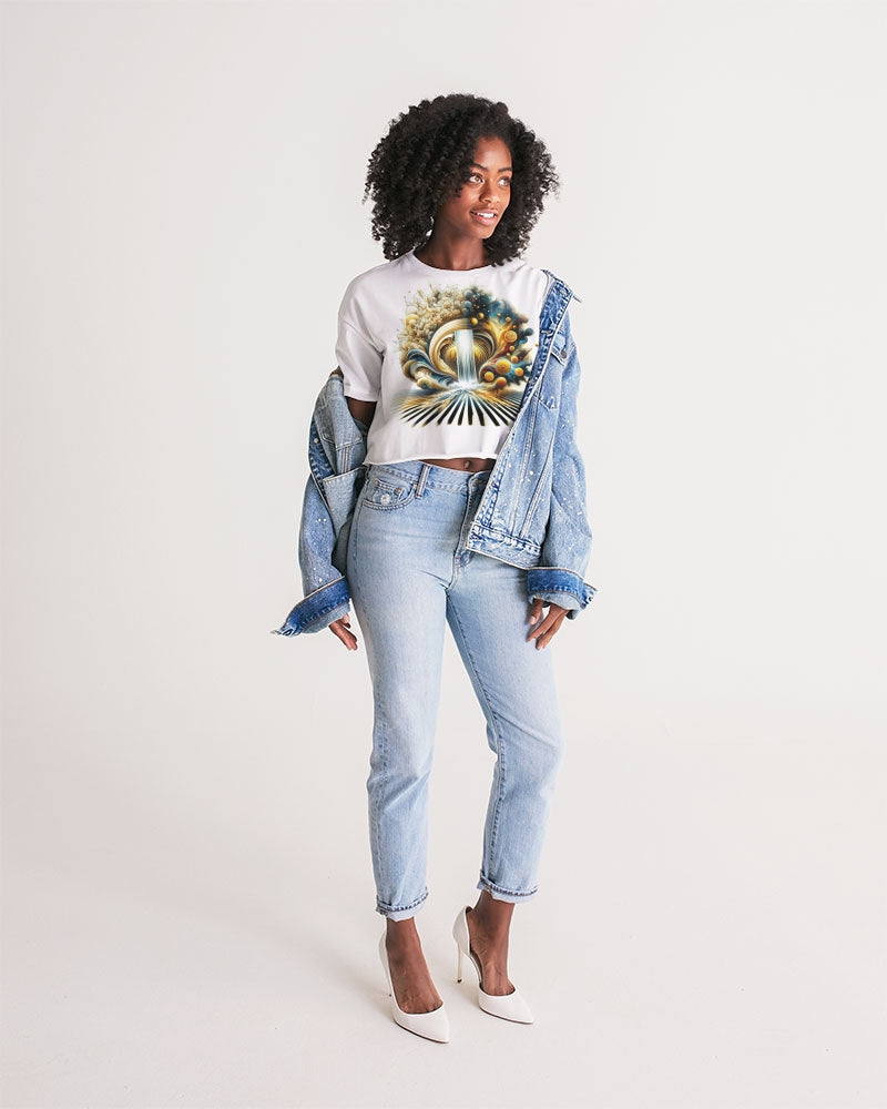 Astral Harvest Women's Lounge Cropped Tee