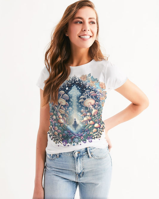 Celestial Mushroom Garden Women's Tee