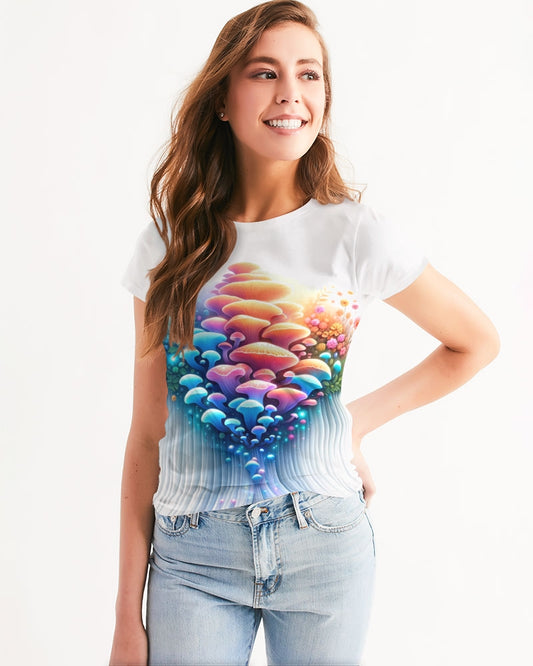 Enchanted Mushroom Falls Women's Tee