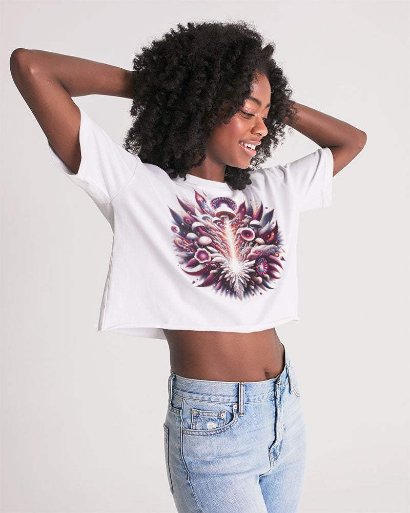 Interstellar Flora Women's Lounge Cropped Tee