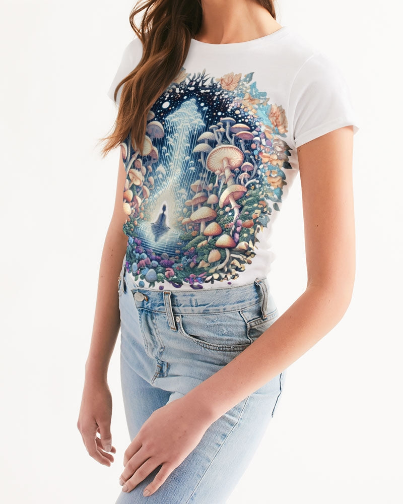 Celestial Mushroom Garden Women's Tee