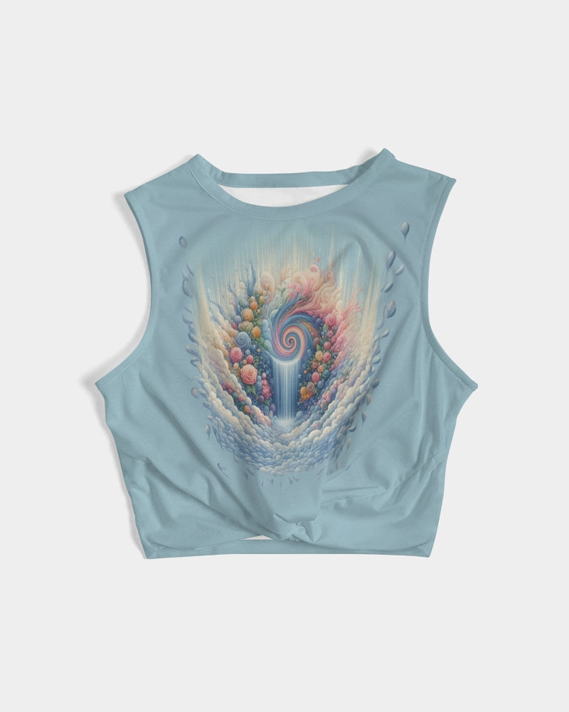 Vortex in the Sky Women's Twist-Front Tank