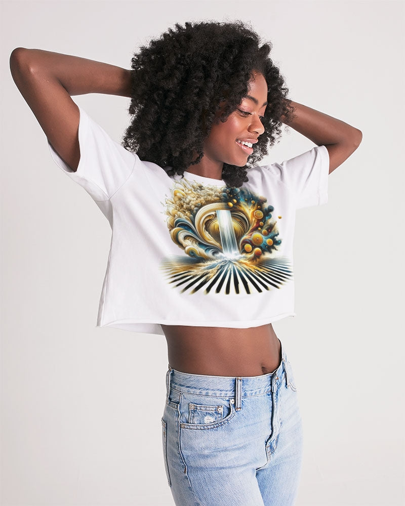 Astral Harvest Women's Lounge Cropped Tee