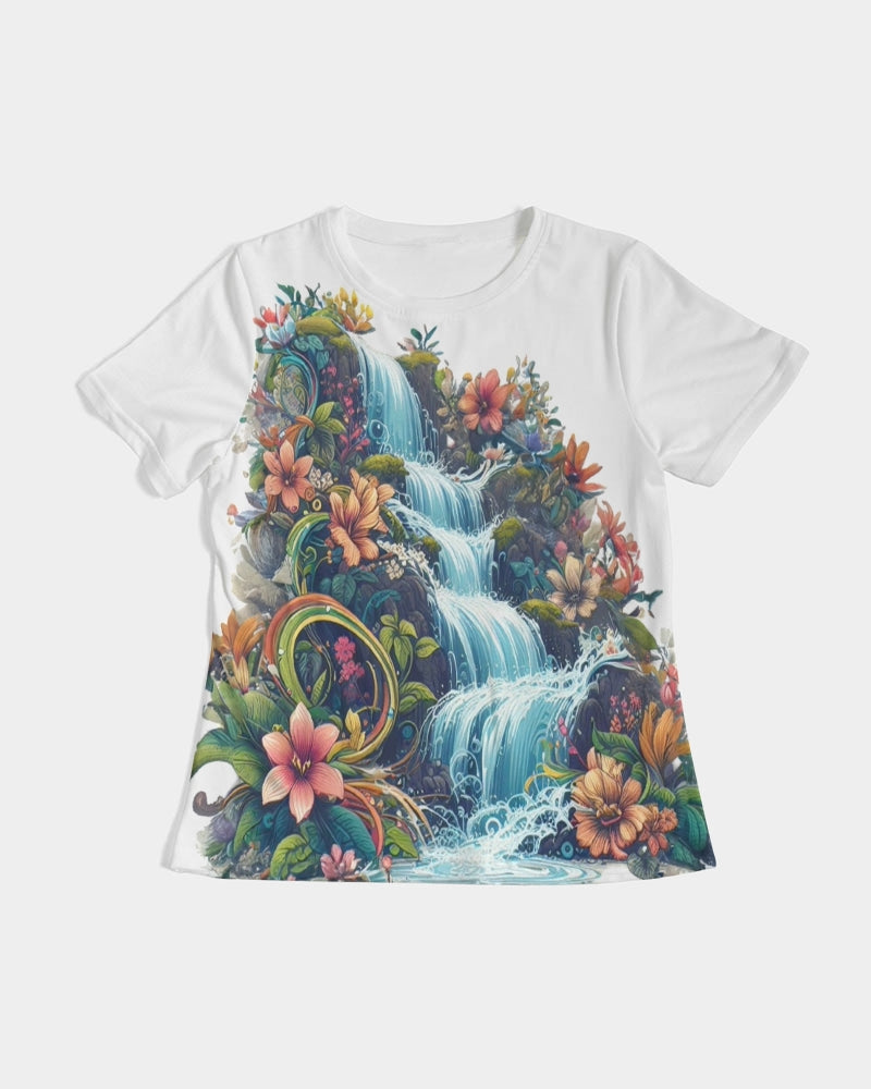 waterfall of flowers Women's Tee